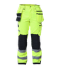 Heavy Duty Trousers with hanging pockets HV color